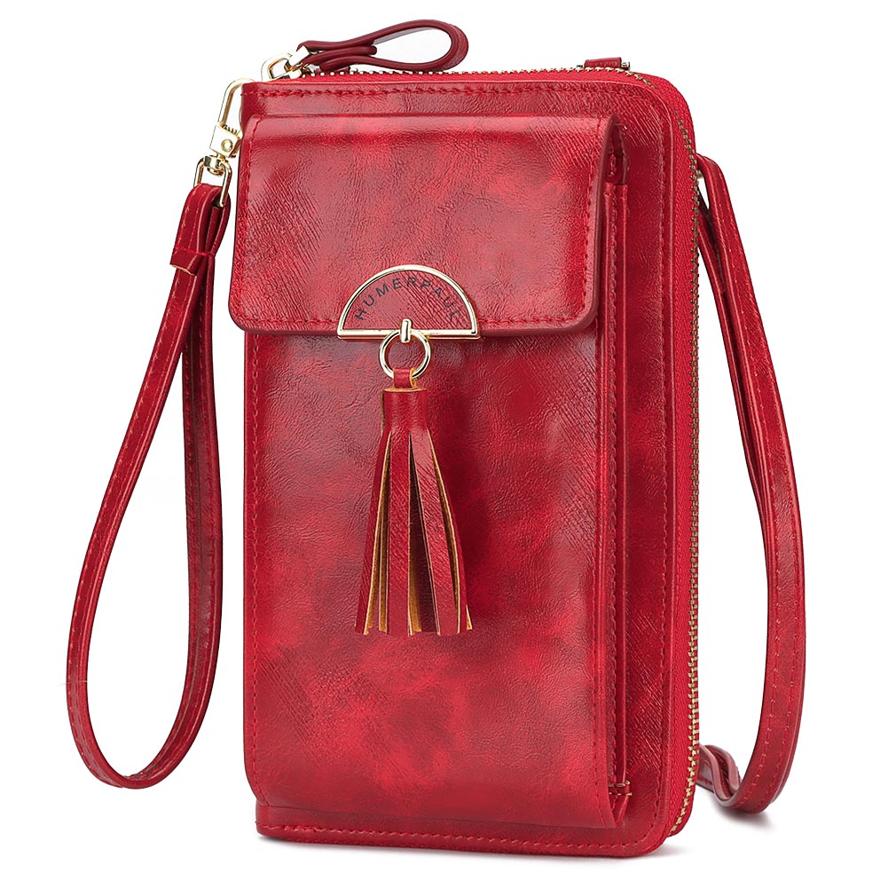 PETIT SAC ROUGE A BANDOULIÈRE-MISS CAPRICE main image 1