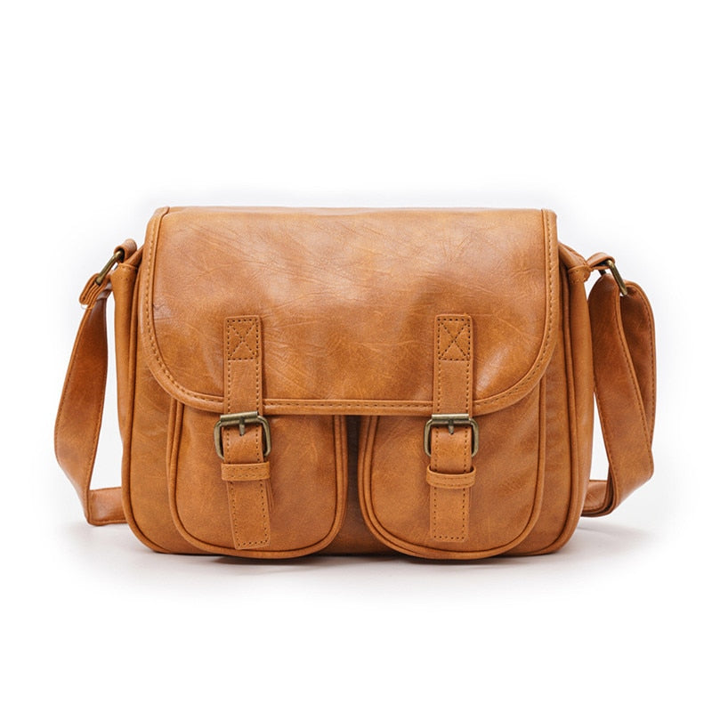 Besace Femme Marron Sac de Cours main image 1