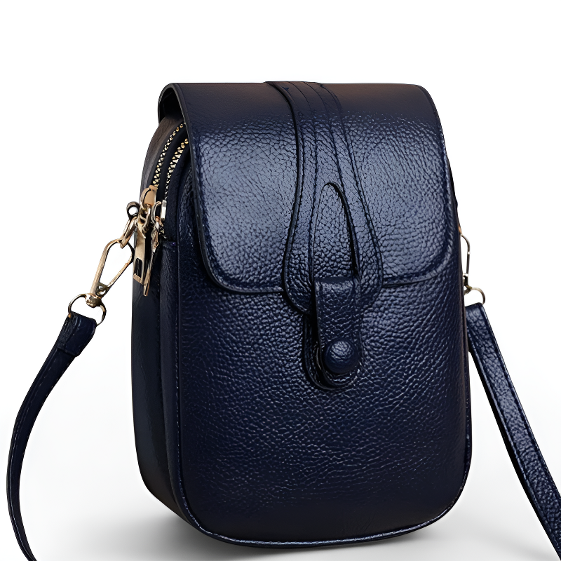 Petit sac bandouliere femme bleu marine