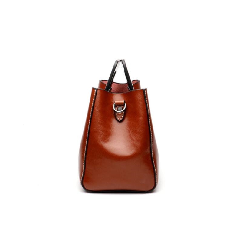 Sac A Main Marron Cuir Femme