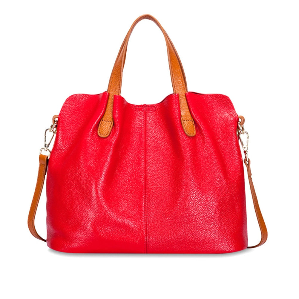 Sac A Main Cabas Femme Rouge