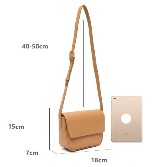 Sac Besace Femme Beige