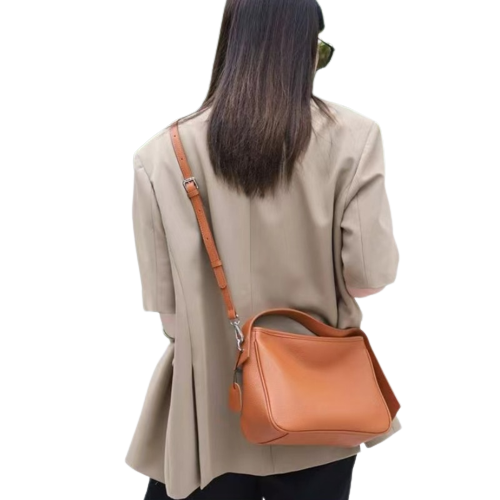 Sac A Main Femme Camel Marron