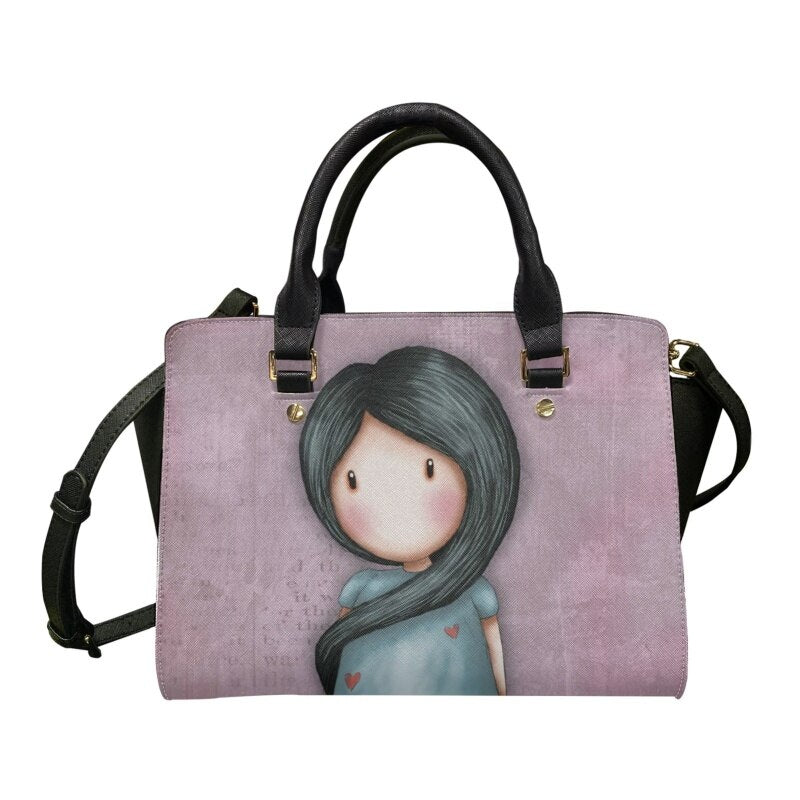 Sac A Main Femme Imprimée Dessin A nimée