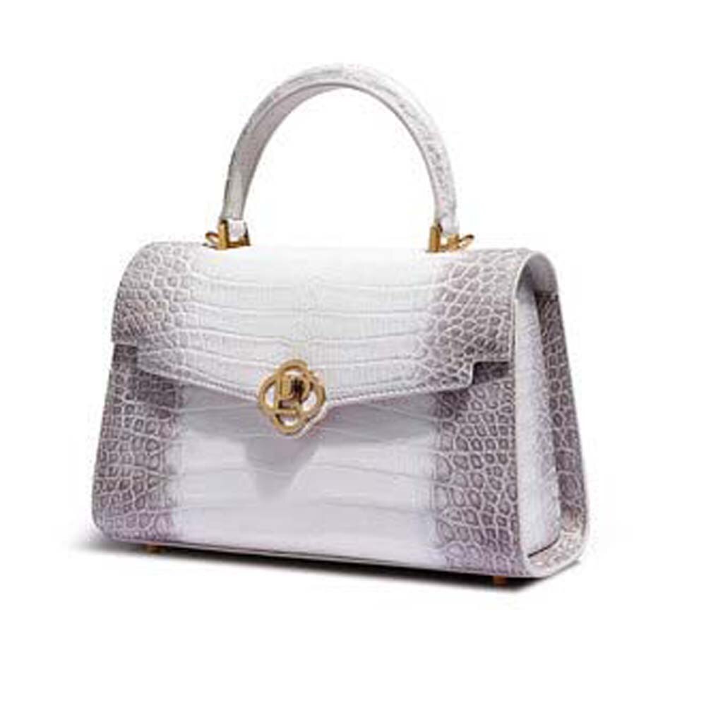 Sac fourre-tout en cuir à motif croco, sacoche en cuir naturel - France Sac fourre-tout en cuir à motif croco, sacoche en cuir naturel - France