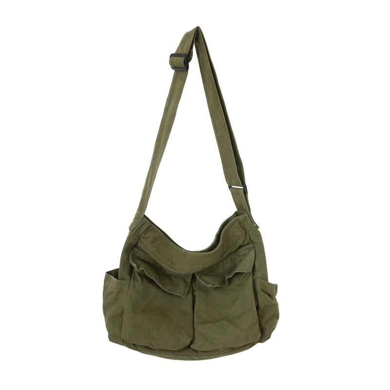 Sac En Toile Besace Femme