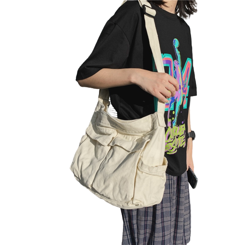 Sac En Toile Besace Femme