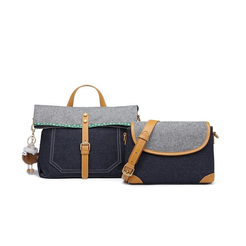 Sac Besace Toile Femme Vintage Mini Sac