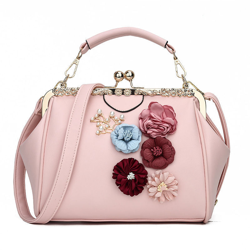 Sac a Main Fleuri Simili Cuir Femme Pas Cher