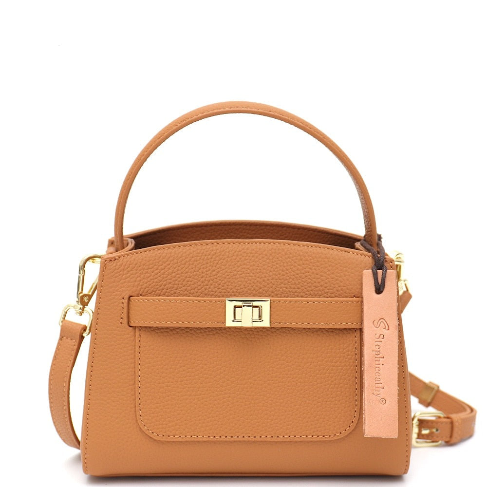 Sac A Main Femme Camel Tendance