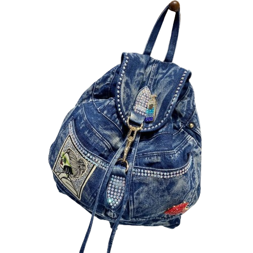 Petit Sac à Dos en Jean pour Femme