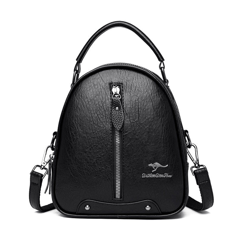 Mini Sac à Dos Cuir Femme - Petit Sac Mignon Voyage Adolescents Filles