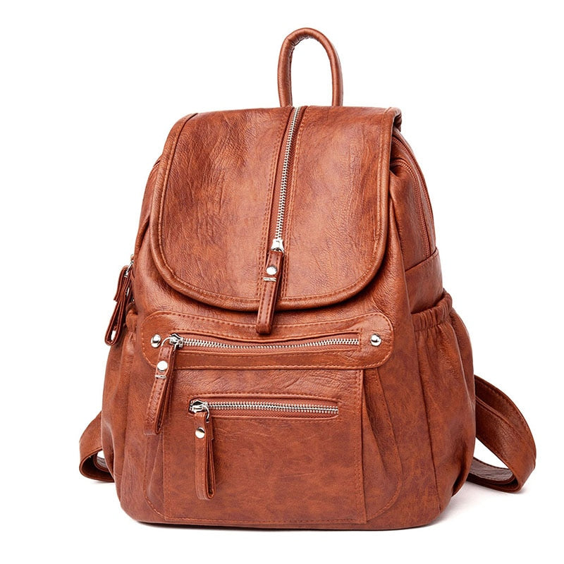 Sac Cuir Marron Foncé Femme Sac A Dos Femme Cuir Marron LeMini