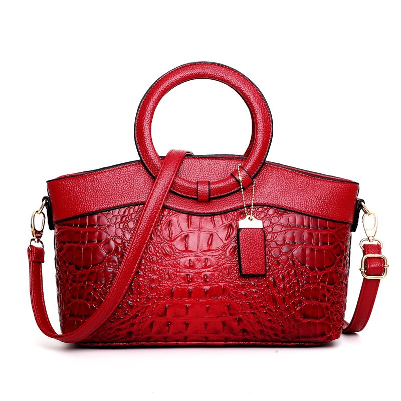 Petit sac à main femme vintage rouge