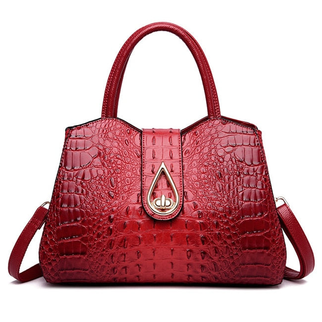 Petit sac à main luxueux rouge