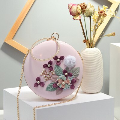 Sac Pochette Baroque rose