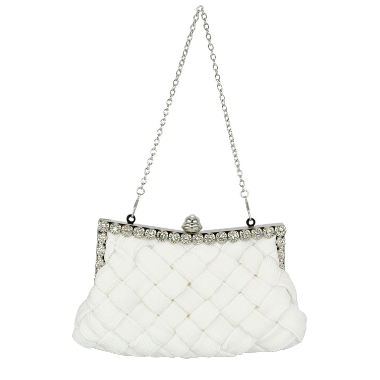 Sacs D'embrayage Du Soir De Champagne Avec Détail En Cristal Sac À Main De Fête